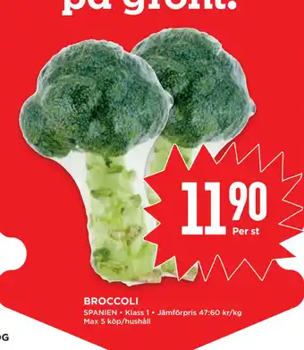 Willys Hemma BROCCOLI erbjuda