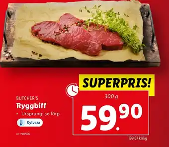 Lidl Ryggbiff erbjuda