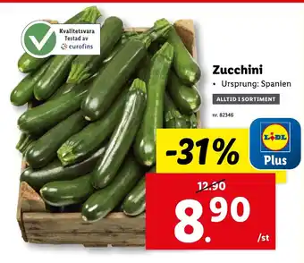 Lidl Zucchini erbjuda