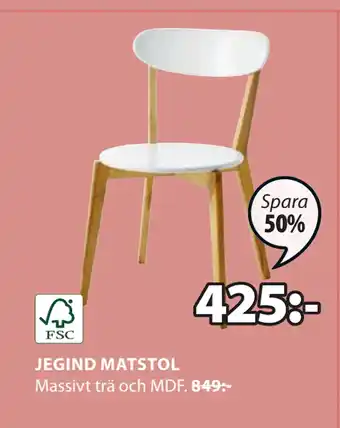 JYSK JEGIND MATSTOL erbjuda