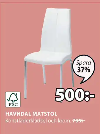JYSK HAVNDAL MATSTOL erbjuda