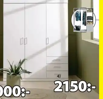 JYSK HAGENDRUP GARDEROB erbjuda