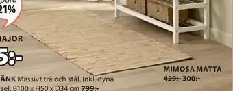 JYSK MIMOSA MATTA erbjuda