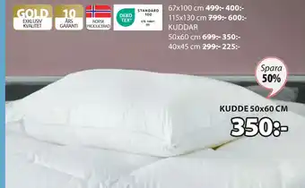 JYSK KUDDE 50x60 CM erbjuda
