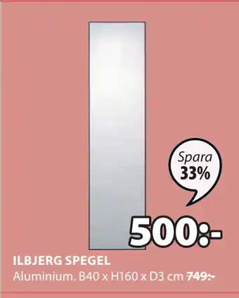 JYSK ILBJERG SPEGEL erbjuda