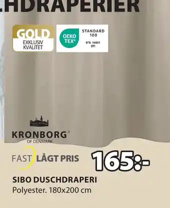 JYSK SIBO DUSCHDRAPERI erbjuda