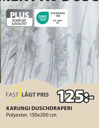 JYSK KARUNGI DUSCHDRAPERI erbjuda