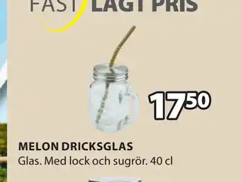 JYSK MELON DRICKSGLAS erbjuda