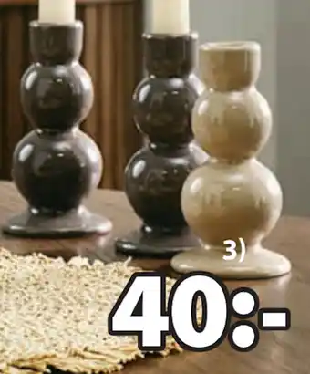 JYSK ANDREAS LJUSSTAKE erbjuda