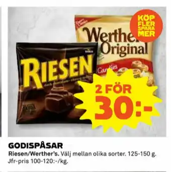 Coop Riesen Godispåsar erbjuda
