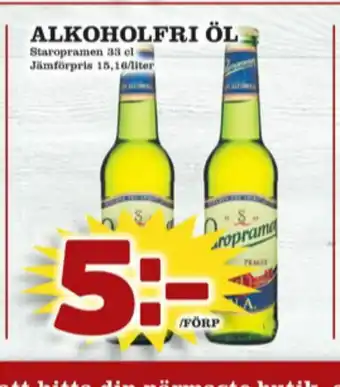 Matdax Staropramen Öl erbjuda