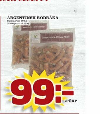 Matdax Garden Food Räkor erbjuda