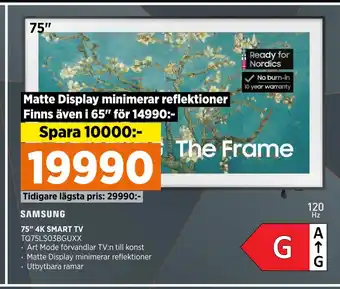 Power 75 4K SMART TV erbjuda