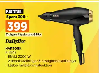 Power HÅRTORK erbjuda