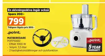 Power MATBEREDARE erbjuda