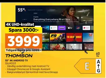 55 4K ANDROID TV