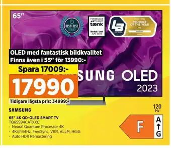 Power 65 4K QD-OLED SMART TV erbjuda