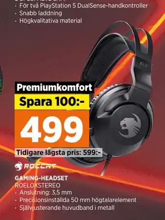 Power GAMING-HEADSET erbjuda
