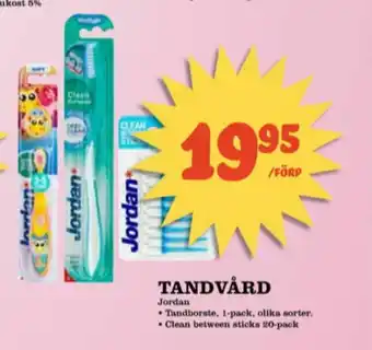 Matdax Jordan Tandborste erbjuda