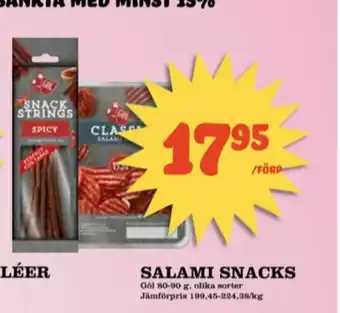 Matdax Gøl Salami Sticks erbjuda