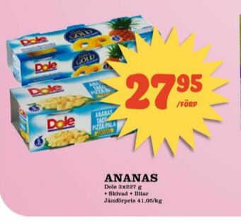 Matdax Dole Ananas erbjuda