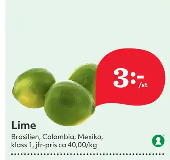Hemköp Lime erbjuda