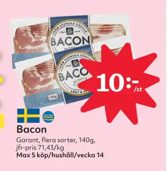 Hemköp Bacon erbjuda