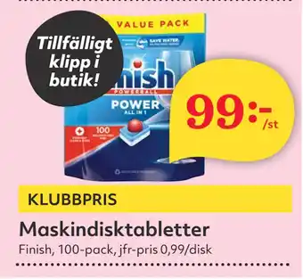 Hemköp Maskindisktabletter erbjuda