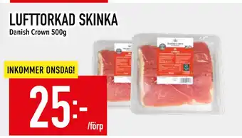 Matdax LUFTTORKAD SKINKA erbjuda