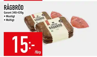Matdax RÅGBRÖD erbjuda