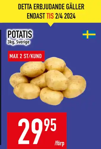 Matdax POTATIS erbjuda