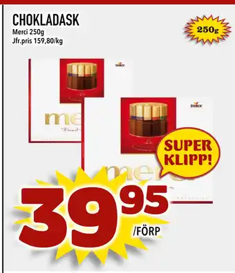 Nya Pulsen CHOKLADASK erbjuda