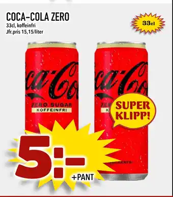 Nya Pulsen COCA-COLA ZERO erbjuda