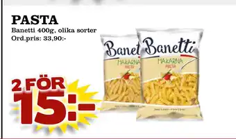 Supergrossen PASTA erbjuda