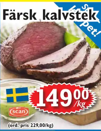 T-jarlen Färsk kalvstek erbjuda