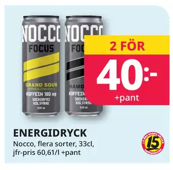 Tempo ENERGIDRYCK erbjuda