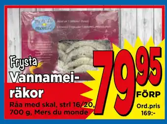 Supergrossen Vannameiräkor erbjuda