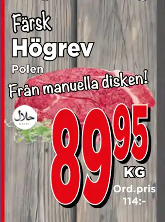 Supergrossen Högrev erbjuda