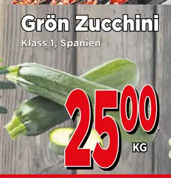 Supergrossen Grön Zucchini erbjuda