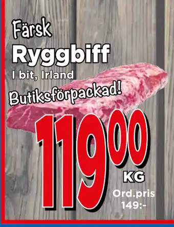 Supergrossen Ryggbiff erbjuda
