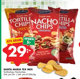 ÖoB SANTA MARIA TEX MEX erbjuda