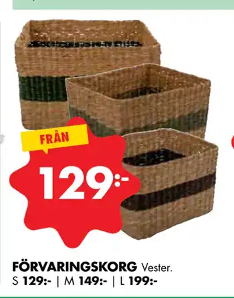 ÖoB FÖRVARINGSKORG erbjuda