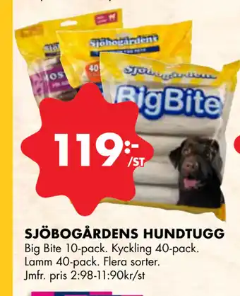 ÖoB SJÖBOGÅRDENS HUNDTUGG erbjuda