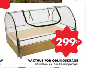 ÖoB VÄXTHUS FÖR ODLINGSKRAGE erbjuda