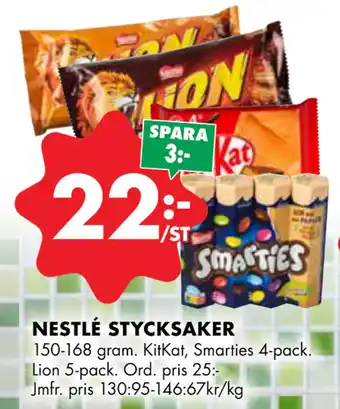 ÖoB NESTLÉ STYCKSAKER erbjuda
