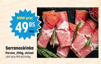 Eurocash Serranoskinka erbjuda