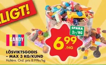 ÖoB Candy collection lösviktsgodis erbjuda