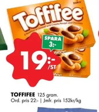 ÖoB Toffifee chokladask erbjuda