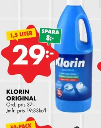 ÖoB Klorin rengöringsmedel erbjuda