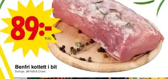 Matöppet Jm chark kotlett erbjuda